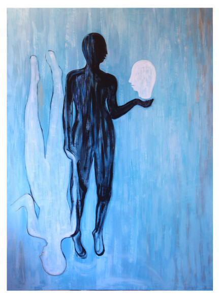Laura Zeni, Context, 2015, acrilico su tela, cm 200x145
