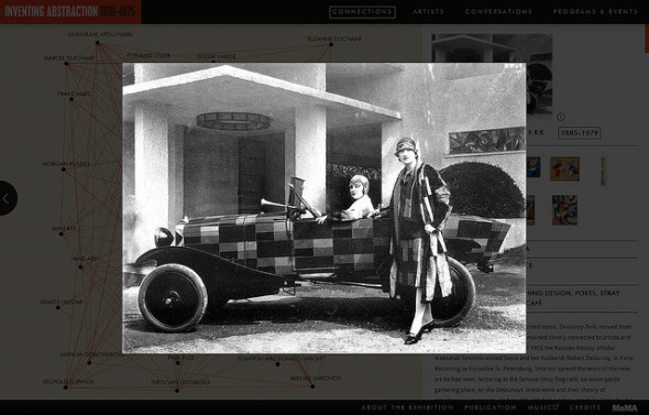 1925 Sonia Delaunay-Terk progetta la prima auto con un rivestimento in lamiera unificato