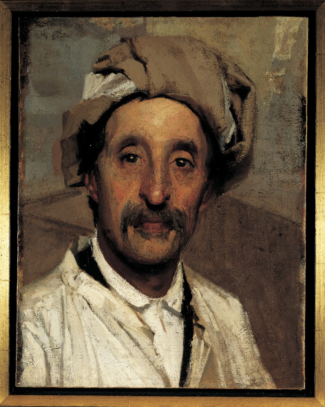 Giuseppe Pellizza da Volpedo, Studio di testa, 1889, Olio su tela, 51.5 ..