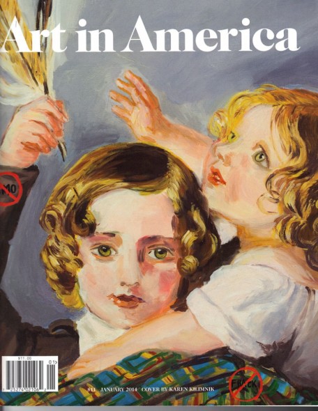 Art in America, January 2014 issue.  Photo: Courtesy of Art in America.