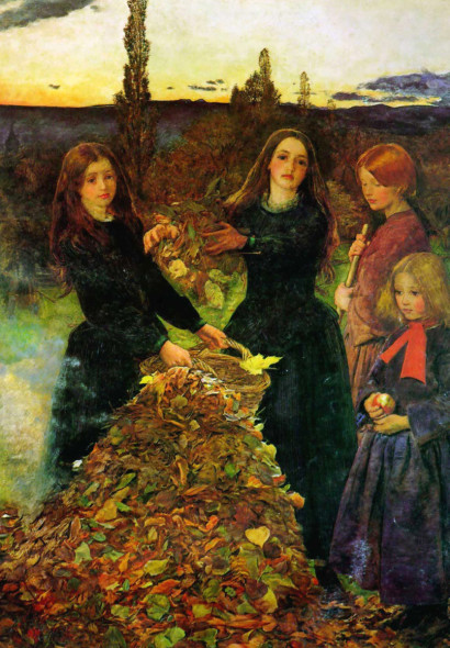John Everett Millais - Autumn Leaves, 1856
