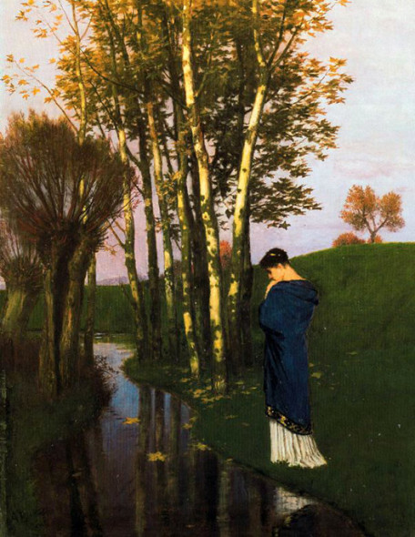 Arnold Böcklin - Autumn Thoughts