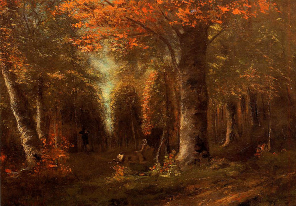 Gustave Courbet - La Foret En Automne, 1841