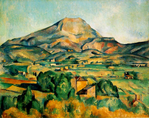 P. Cézanne, Mont Sainte-Victoire, 1895. The Barnes Foundation, Merion, Pennsylvania, USA