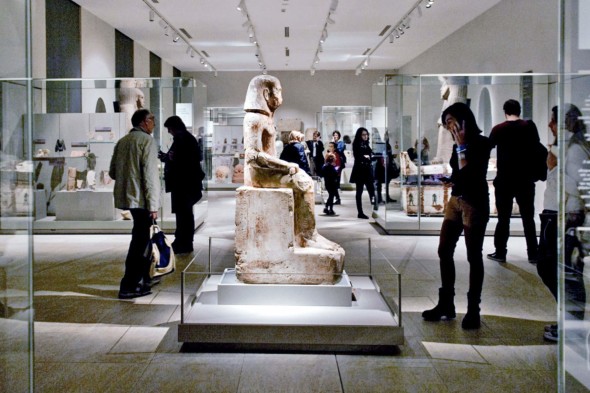 The renovated Egyptian Museum in Turin. Andrea Wyner for The New York Times