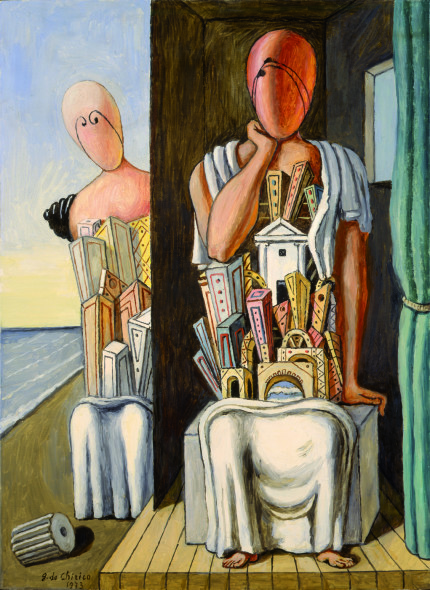 Giorgio de Chirico Il dialogo misterioso, 1973 