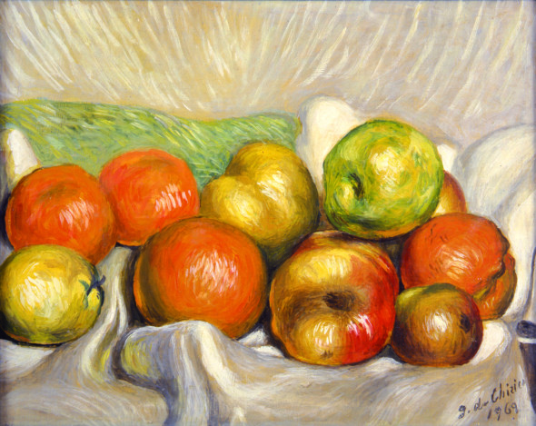 Giorgio de Chirico Mele e arance, 1969