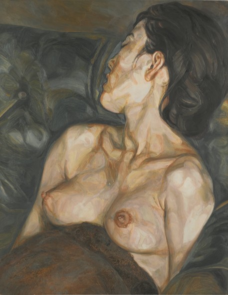 Lucian Freud 1922 - 2011 PREGNANT GIRL  oil on canvas 91.4 by 71.4cm.; 36 by 28 1/8 in. Executed in 1960-61.