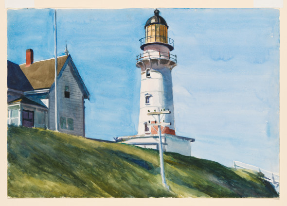 Edward Hopper (1882 1967) Light at Two Lights 1927 Watercolor and graphite pencil on paper, Sheet:. 35,4x50,8 cm Whitney Museum of American Art, New York; Josephine N. Hopper Bequest © Heirs of Josephine N. Hopper, Licensed by Whitney Museum of American Art