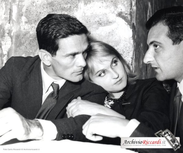 Pier Paolo Pasolini - 1960 -Premio Strega con Laura Betti