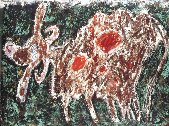 Vache la belle fessue, 1954, Oil on canvas, Collection of Samuel and Ronnie Heyman – Palm Beach, FL