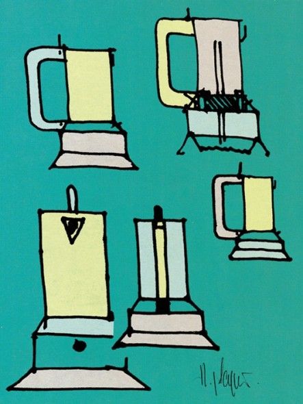 03_9090_disegno_Richard Sapper_2000_caffettiera espresso elettrica_ph. by Archivio Alessi