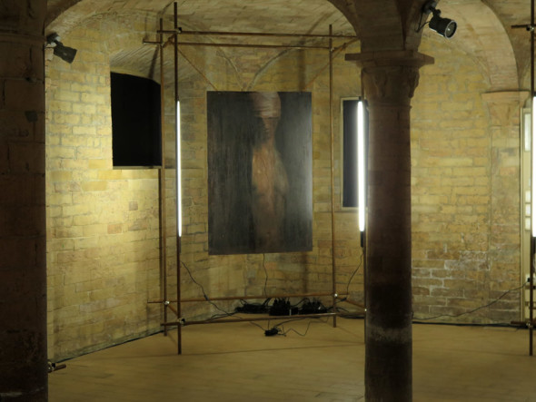 Mauro Casappa e Pietro Bandini, Stabat Mater 15-18, installazione audiovisiva, Corte Agresti, Traversetolo, 2016 (2)