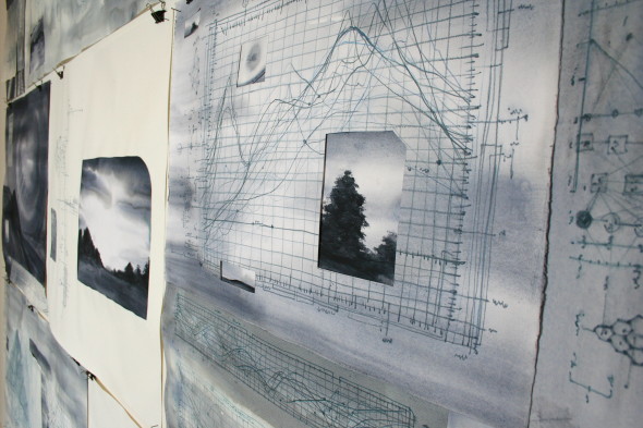 Pierluigi Pusole, P_16, 2016, trittico, tecnica mista,100x115 cm cad