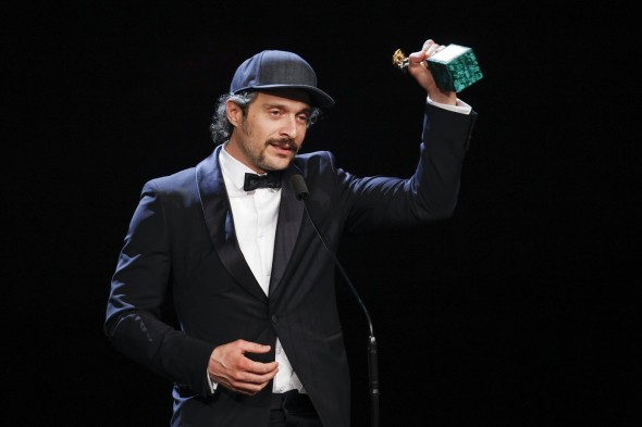 Claudio Santamaria migliore attore protagonista per Lo chiamavano Jeeg Robot.  Foto: Getty Images