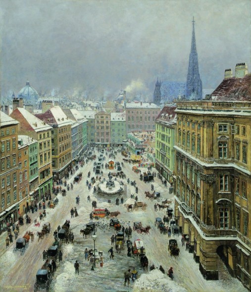  THEODOR VON HÖRMANN, The »Neuer Markt« in Vienna | 1895 © Private collection 