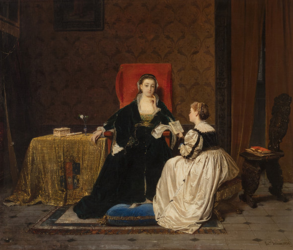 860 GEROLAMO INDUNO LA LETTURA