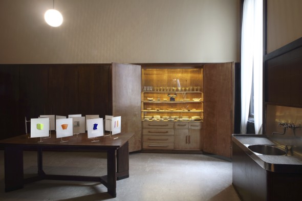 Davide Pizzigoni a Villa Necchi -IL GIARDINO DI CARTA Installazione #6