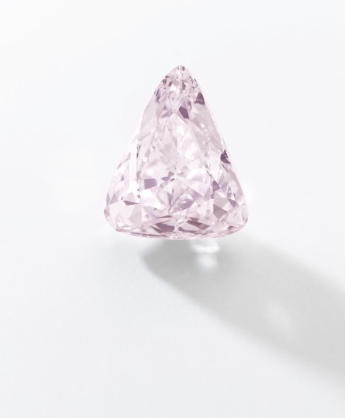 411A World auction record price for a Fancy Pink diamond Important Fancy Pink diamond weighing 18.51 carats SELLS FOR $9,773,672 CHF 9,546,000 ($528,021 per carat) Est. $3 -5 million Previous record price for Fancy pink diamond: A Fancy Pink cut-corner rectangular diamond weighing 19.66 carats, VVS2, sold for US$ 7,374,230 at Christie’s Geneva in November 1994