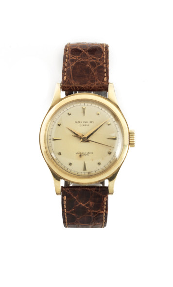 Patek Philip, degli anni ’50,quadrante personalizzato Serpico Y Laino, Stima 15.000/30.000 euro