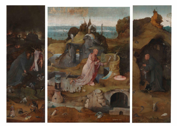 Trittico degli Ermiti dopo il restauro, Bosch