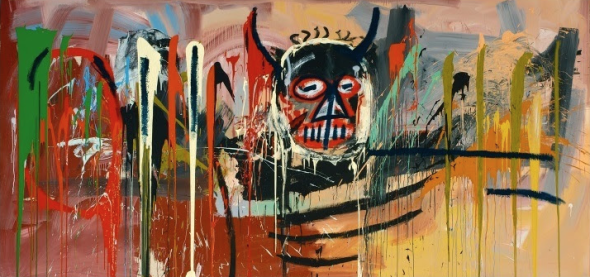 LOT 36 B Jean-Michel Basquiat (1960-1988) Untitled acrylic on canvas 94 x 197 in. (238.7 x 500.4 cm.) ESTIMATE Estimate on request PRICE REALIZED $57,285,000 - See more at: http://www.artslife.com/2016/05/11/christies-contemporary-newyork-may-2016-results/#sthash.bGJoAczP.dpuf