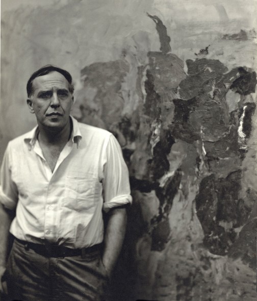 Philip Guston in this studio 1957