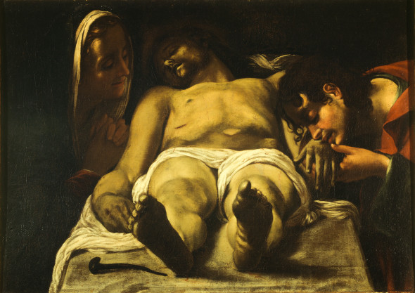 Orazio Borgianni Compianto sul Cristo morto 1615 olio su tela cm 55 × 77 Roma, Galleria Spada
