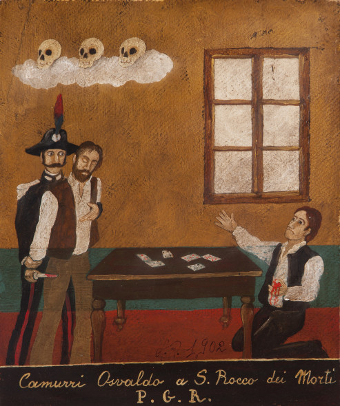 1902 Italia settentrionale (S. Rocco o i Morti) Olio su cartone cm 27,3 x 33