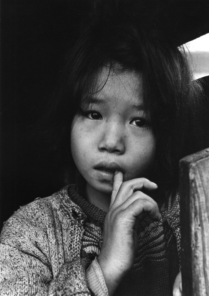 Domon Ken Rumie, 1959 dalla serie I bambini di Chikuhō (Chikuhō no kodomotachi) 457 x 560 mm. Ken Domon Museum of Photography