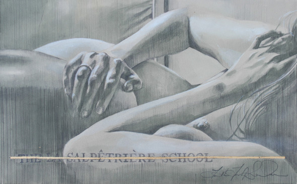 WK_Faith47_La Salpetriere School I, graphite and ink on archival paper, 37.5 x 23