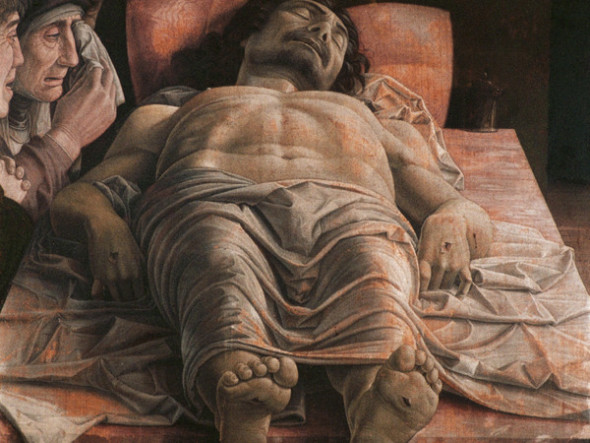 A. Mantegna, Cristo morto, 1480