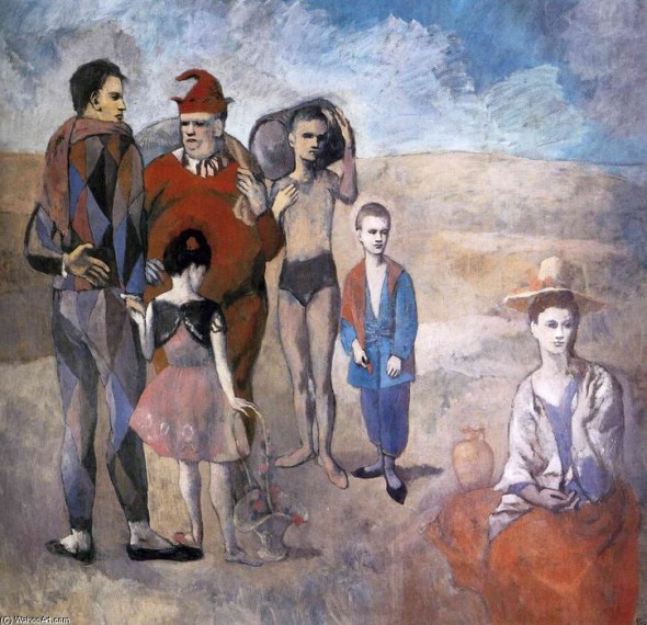 Pablo Picasso, Famiglia di saltimbanchi (I giocolieri), 1905, National Gallery, Washington