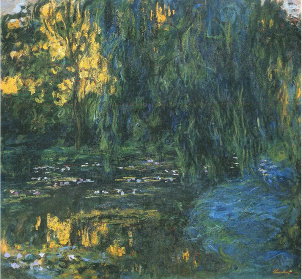 C.Monet, Stagno di ninfee e salice piangente,1916-1919