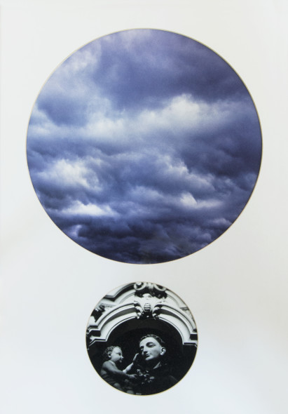Yoshie Nishikawa, Santo Stefano, dalla serie “Luce” (1998) Stampa Kodak, diametro 40 cm e 19 cm 