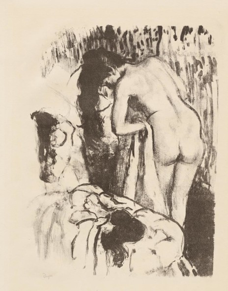 Edgar Degas Nude woman standing, drying herself (Femme nue debout à sa toilette) 1891–92