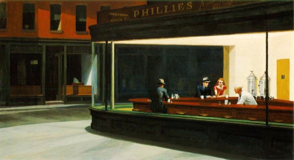 E.Hopper, Nighthawks, 1942.