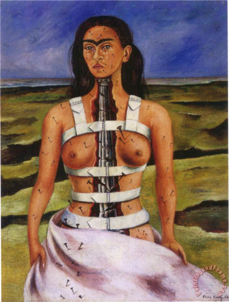 F.Kahlo, the broken column, 1944