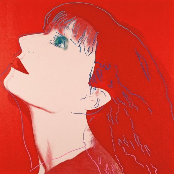 Rykiel painted by Andy Warhol in 1986.
