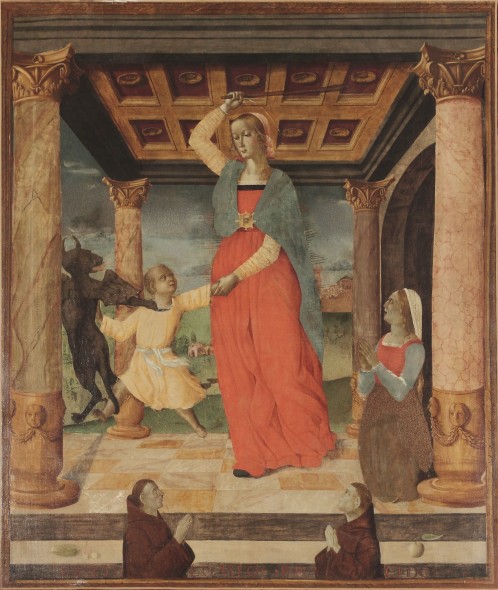 Baldo de Sarofini Madonna del Soccorso 1506 (?) Tempera su tela Recanati, Chiesa del Beato Placido