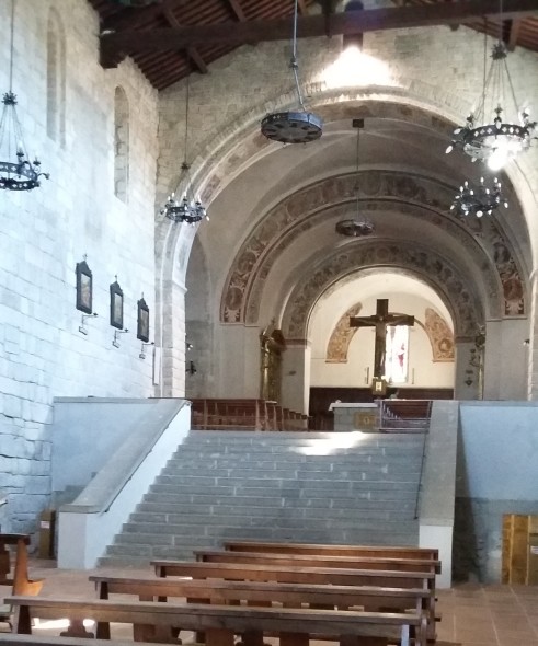 4. Abbadia San Salvatore (SI).  Interno abbazia