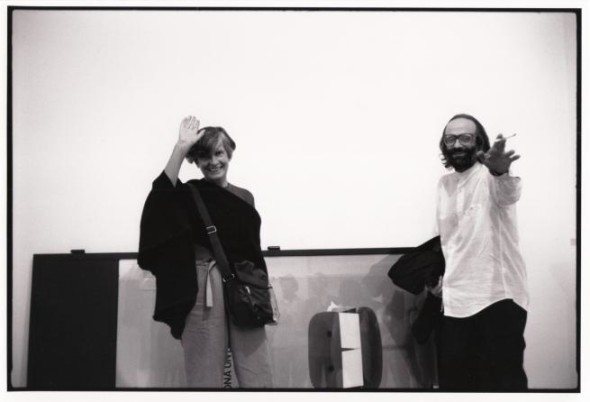 Lisa Ponti e Emilio Prini alla Galleria Toselli nel 1980