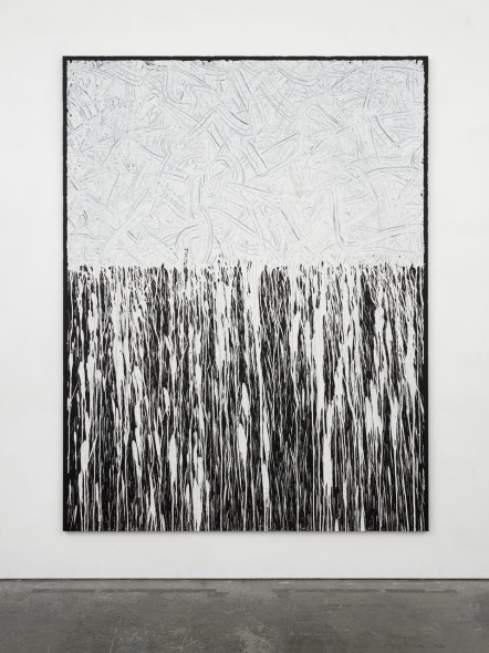 Richard Long Untitled, 2016 China clay linen on plywood Lisson Gallery Milano