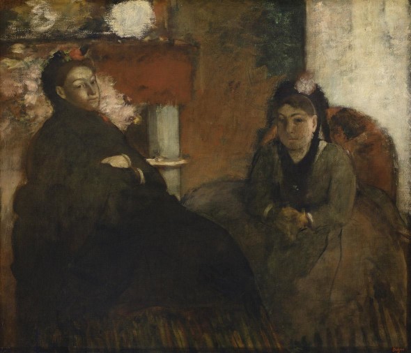 Edgar Degas, Madame Lisle e Madame Loubens, 1866/1870