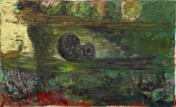 PER KIRKEBY Senza titolo, 2012 olio su tela, 180 x 295 cm Courtesy Galerie Michael Werner, Märkisch Wilmersdorf Mendrisio