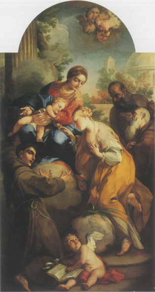 Antonio Balestra Nozze mistiche di santa Caterina Verona