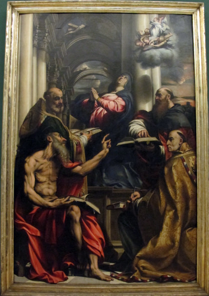 6. Pordenone, Disputa sull'Immacolata Concezione, 1528 ca., Museo di Capodimonte, Napoli (fonte= wikimedia.com)