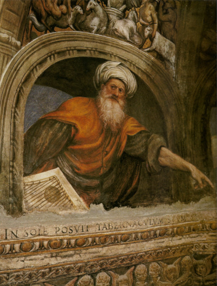 9. Cappella dell'Immacolata Concezione, lunetta - Davide