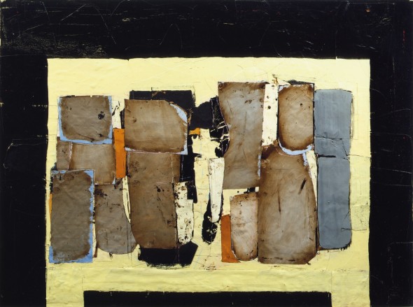 Marca-Relli Conrad - J-M-10  1985 - collage and mixed media on canvas  94.5 x 127 cm