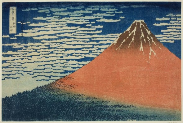 Hokusai, Gaifu kaisei, from the series Fugaku sanjurokkei